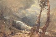 J.M.W. Turner Mer de Glace,in the Valley of Chamouni,Switzerland oil painting